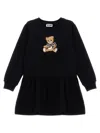 Moschino Cotton Dress In Black