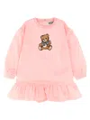 Moschino Teddy Bear-graphic Dress In Pink