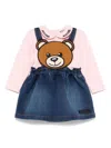 Moschino Teddy Bear Skirt Set In 粉色