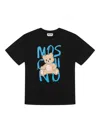 Moschino Teddy-bear Graphic T-shirt In Black