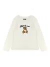 Moschino Teddy-bear Heart T-shirt In White