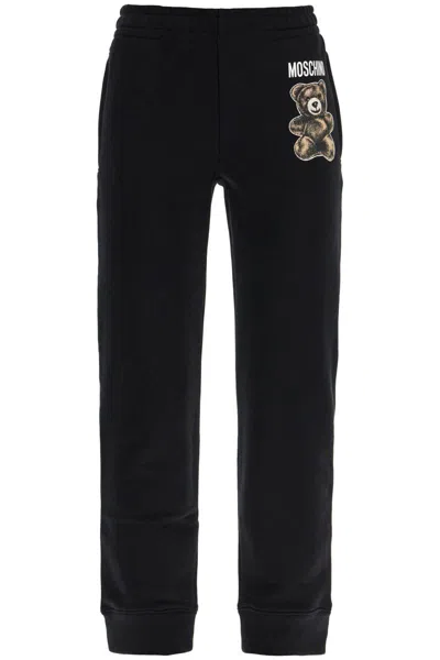 Moschino Teddy Bear Jog In Black