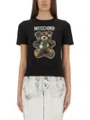 Moschino Graphic Print Crew Neck Short Sleeve T-shirt