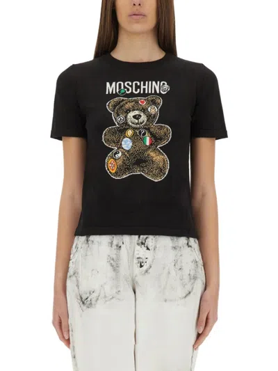 MOSCHINO TEDDY BEAR KNIT TOP