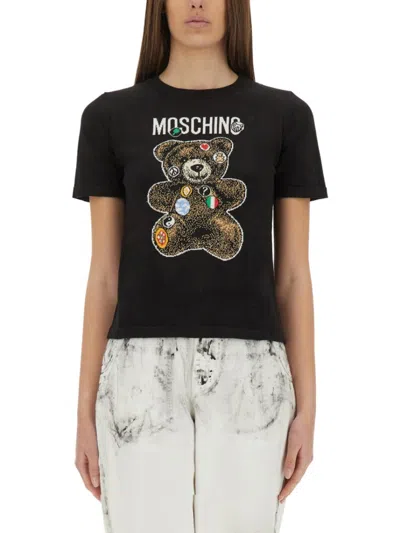 MOSCHINO MOSCHINO TEDDY BEAR KNIT TOP