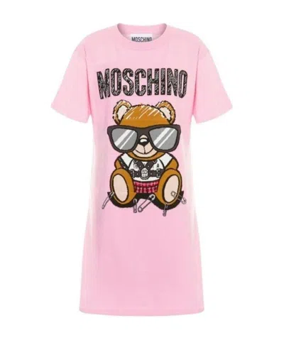 Moschino Short Dresses In Pink