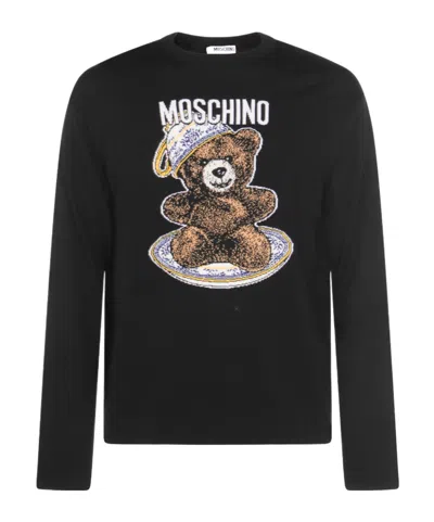 MOSCHINO MOSCHINO TEDDY BEAR KNITTED JUMPER