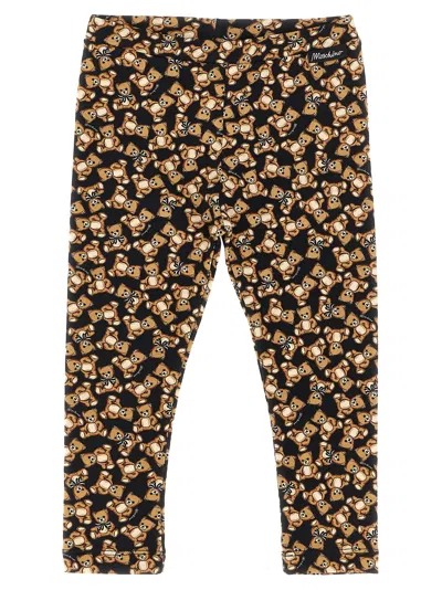 Moschino Babies'  Teddy Bear Leggings In Multi