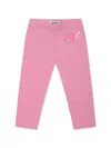 Moschino Teddy Bear Leggings In Pink