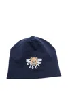 Moschino Teddy Bear-logo Beanie In Blue