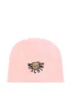 Moschino Teddy Bear-logo Beanie In Pink