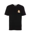 Moschino Teddy Bear Patch T-shirt With In Nero