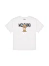 Moschino Teddy Bear Logo T-shirt In White