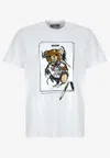 Moschino Teddy Bear Logo T-shirt In White