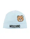 Moschino Teddy Bear-motif Beanie In Blue