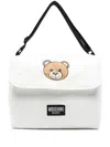 Moschino Teddy Bear-motif Changing Bag In White