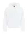 Moschino Teddy Bear Motif Hoodie In White