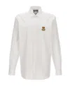 Moschino White Teddy Patch Shirt In White