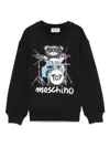 Moschino Teddy Bear-motif Sweatshirt In 黑色