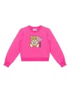 Moschino Round-neck Sweater In Pink