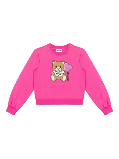 MOSCHINO TEDDY BEAR-MOTIF SWEATSHIRT