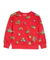 Moschino Teddy Bear-motif Sweatshirt In Red