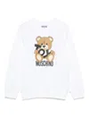 Moschino Teddy Bear-motif Sweatshirt In White