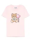 Moschino Teddy Bear-motif T-shirt In 粉色