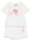Moschino Teddy Bear-motif T-shirt And Shorts Set In White