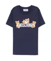 Moschino Teddy Bear-motif T-shirt In Black