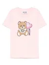 Moschino Teddy Bear-motif T-shirt In Pink