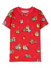 Moschino Teddy Bear-motif T-shirt In Red