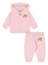 Moschino Teddy Bear-motif Tracksuit In Pink
