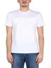 Moschino Teddy Bear Organic Cotton Jersey T-shirt In White