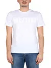 Moschino Teddy Bear Organic Cotton Jersey T-shirt In White
