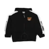 Moschino Teddy Bear Patch Hoodie In Black