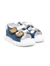 Moschino Teddy Bear-appliqué Sandals In White