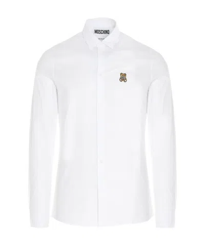 MOSCHINO MOSCHINO TEDDY PATCH BUTTONED SHIRT