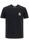 Moschino Black Cotton T-shirt With Bear Print In Black (black)