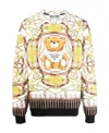 Moschino Logo Crew-neck Sweatshirt In Multicolor