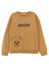 Moschino Crewneck Sweatshirt In Brown
