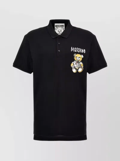 MOSCHINO 'TEDDY BEAR' POLO SHIRT