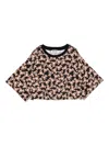 Moschino Teddy Bear-prin Crop Top In Multi