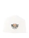 Moschino Teddy Bear-print Beanie In White