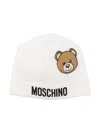 Moschino Teddy Bear-print Beanie In White