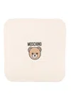 Moschino Teddy Bear-print Blanket In Neutral