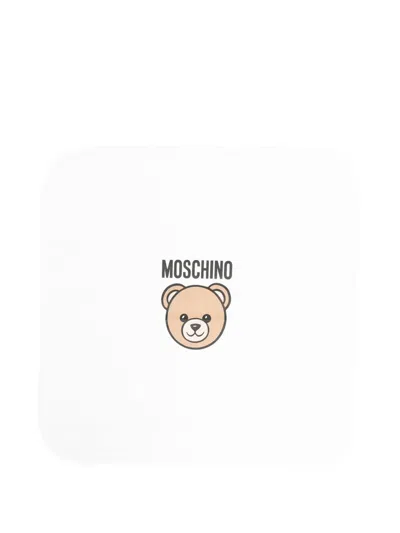 Moschino Teddy Bear-print Blanket In White