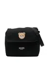 Moschino Teddy Bear-print Changing Bag In Black