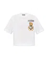 Moschino Teddy Bear-print Cotton T-shirt In White