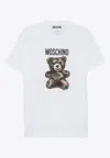 Moschino Teddy Bear Print Crewneck T-shirt In White